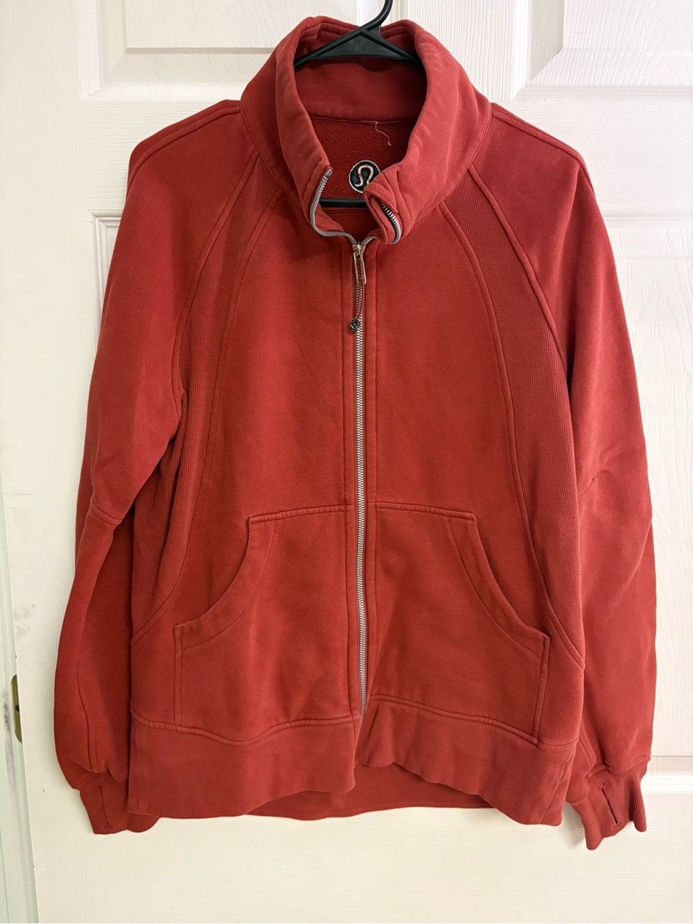 Oversized scuba full zip
